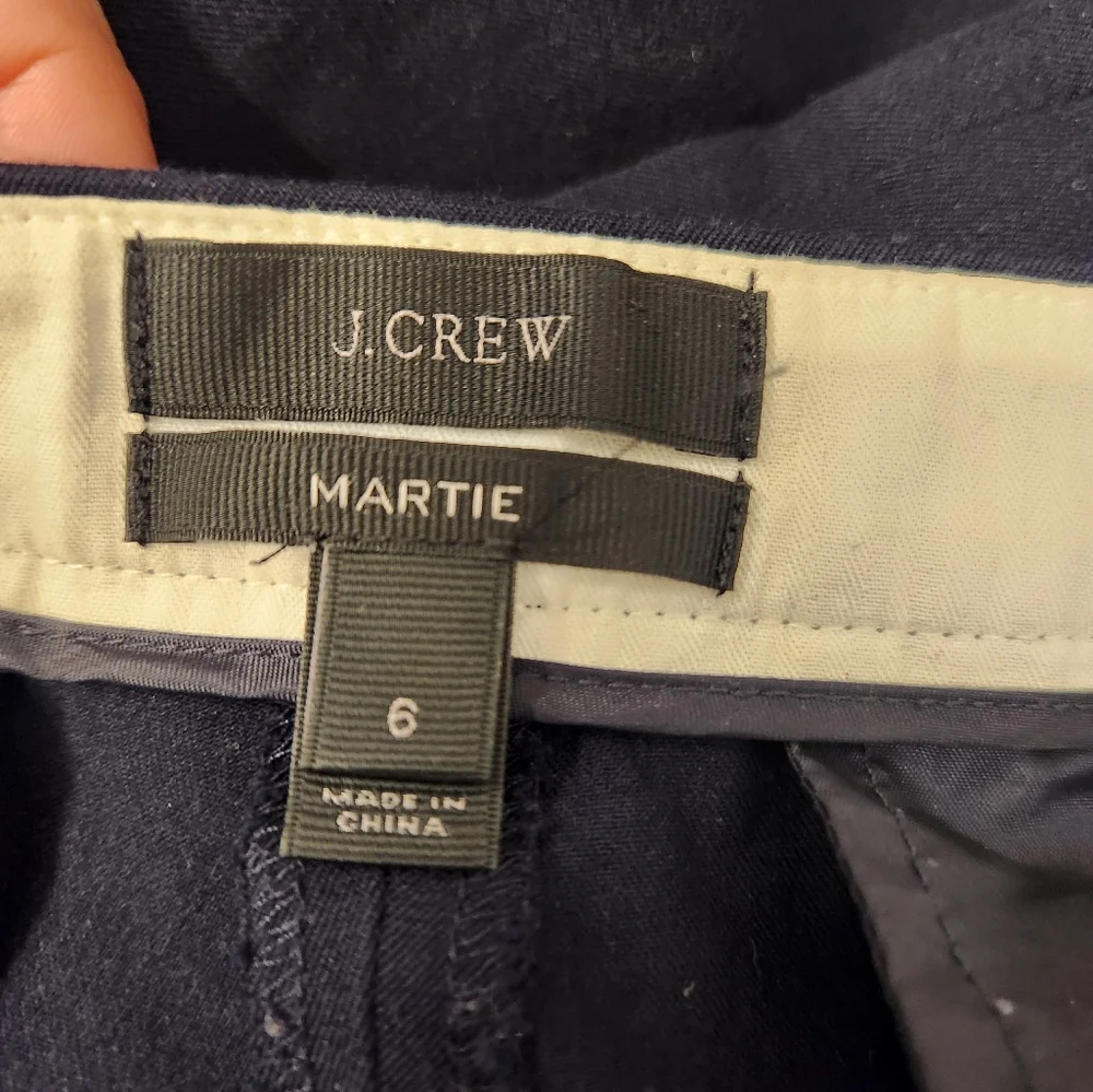 J. Crew martie pants size 6